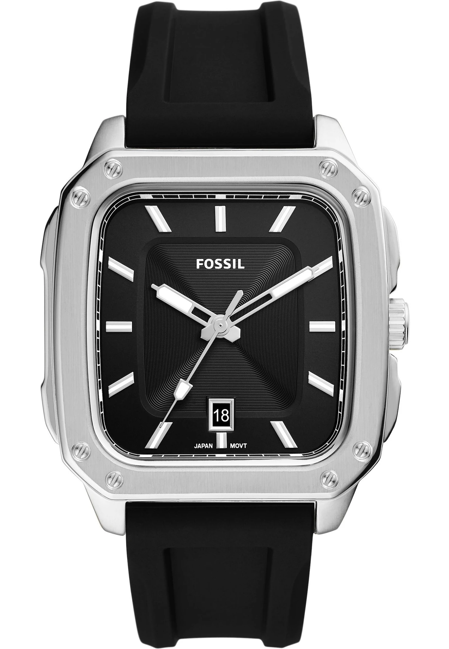 Fossil Inscription - Horloge - Stainless Steel & Silver 2 Fossil Inscription - Horloge - Stainless Steel & Silver - Afbeelding 2