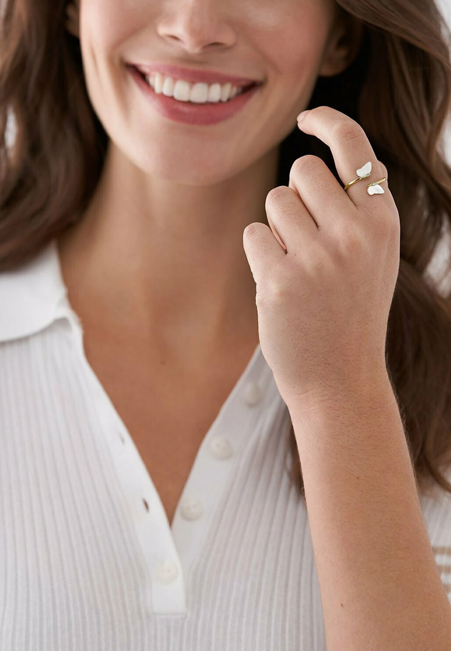 Fossil Ring - Guld 1 Fossil Ring - Guld