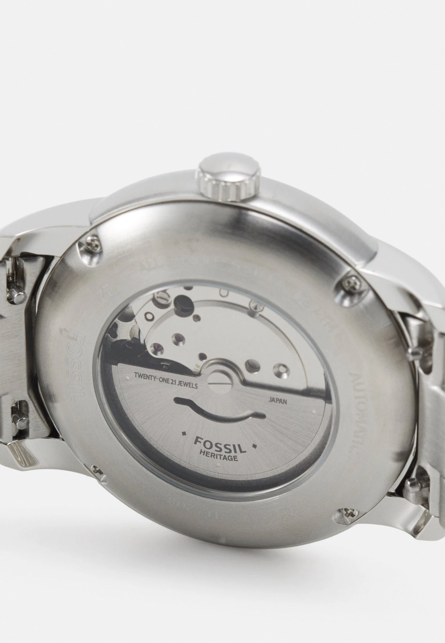 Fossil Heritage Automatic Hand Date - Horloge - Silver-Coloured Stainless 4 Fossil Heritage Automatic Hand Date - Horloge - Silver-Coloured Stainless - Afbeelding 4