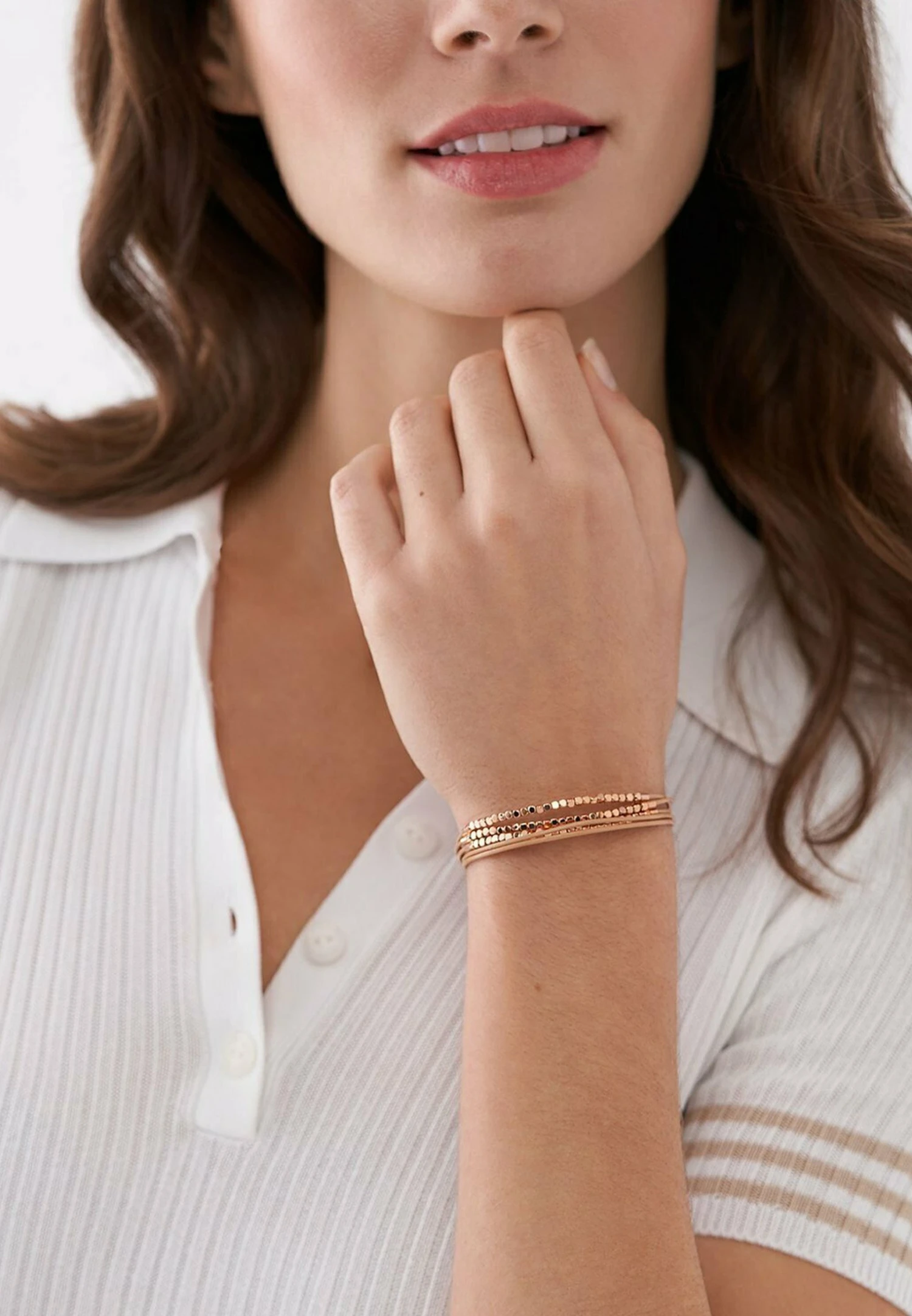 Fossil Armband - Rozégoud 1 Fossil Armband - Rozégoud