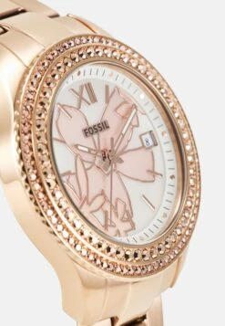 Fossil Stella - Horloge - Rose Gold-Coloured -Clothing hand 78458eaf5d63430eae7a7afeadb18d34