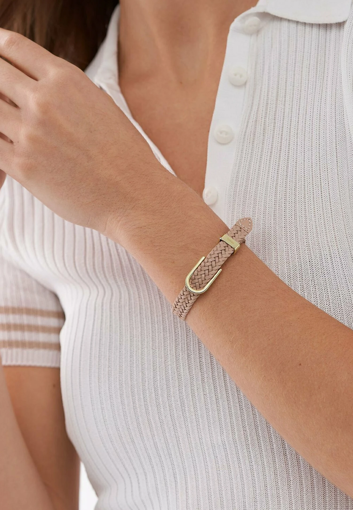 Fossil Armband - Taupe 2 Fossil Armband - Taupe - Afbeelding 2