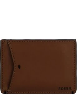 Fossil Visitekaarthouder - Medium Brown