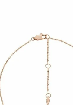 Fossil Glasstein - Ketting - Roségold -Clothing hand a2fb65f022f14aeca1a1d917f68935f7