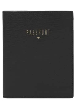 Fossil Women Passport Case Travel - Paspoorthouder - Black