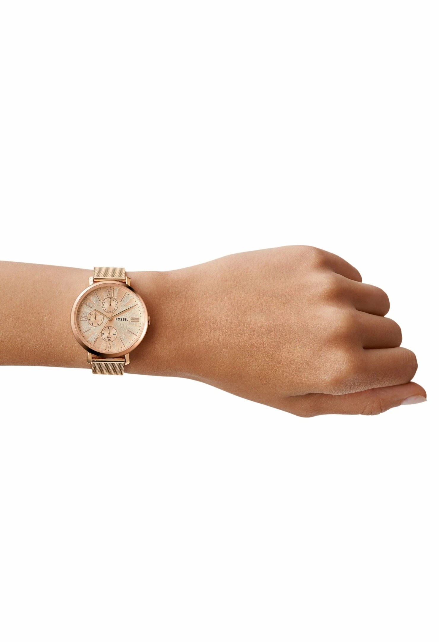 Fossil Jacqueline - Chronograaf - Rose Gold-Coloured 1 Fossil Jacqueline - Chronograaf - Rose Gold-Coloured