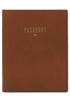 Fossil Paspoorthouder - Brown