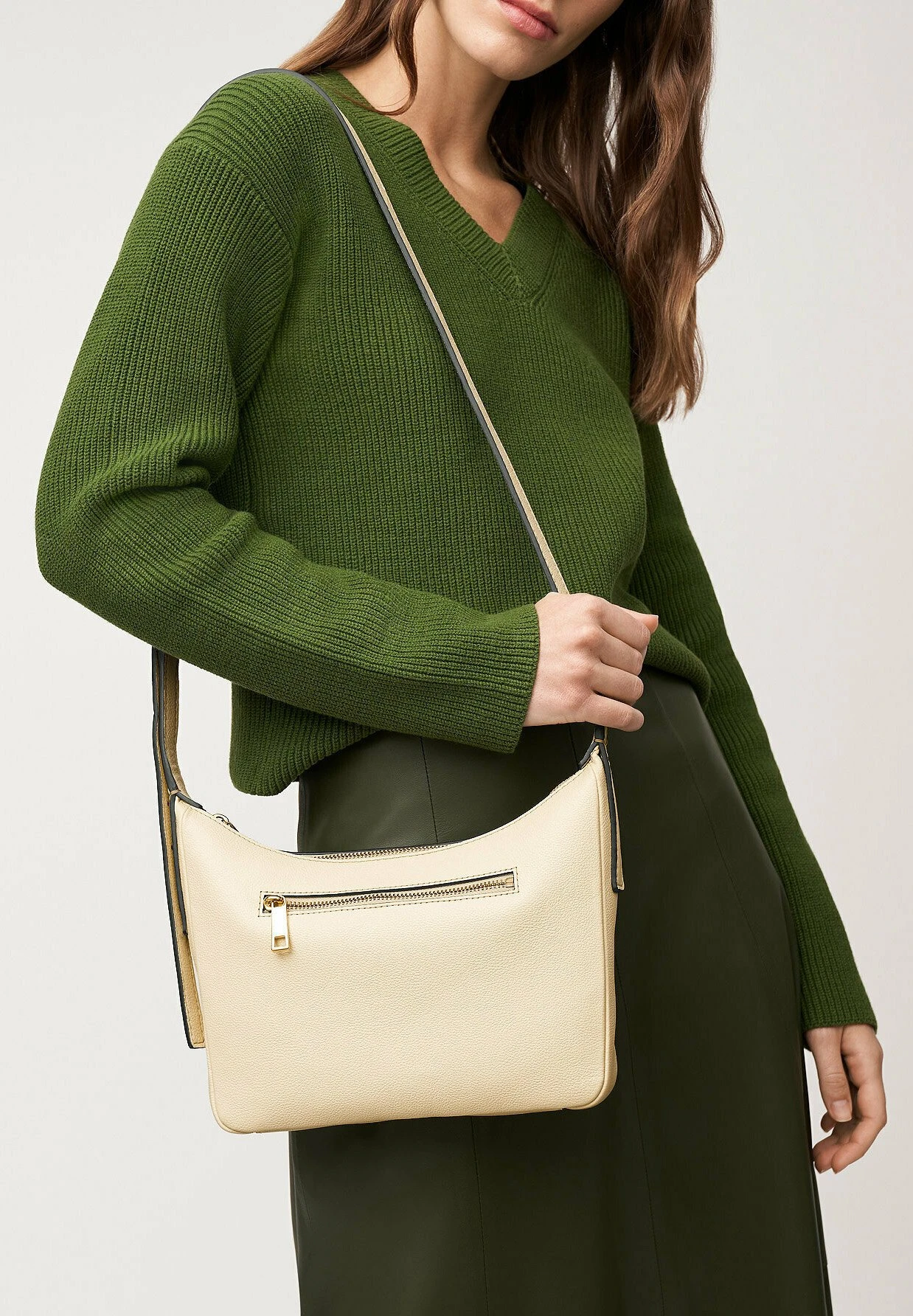 Fossil Cecilia - Schoudertas - Beige 2 Fossil Cecilia - Schoudertas - Beige - Afbeelding 2