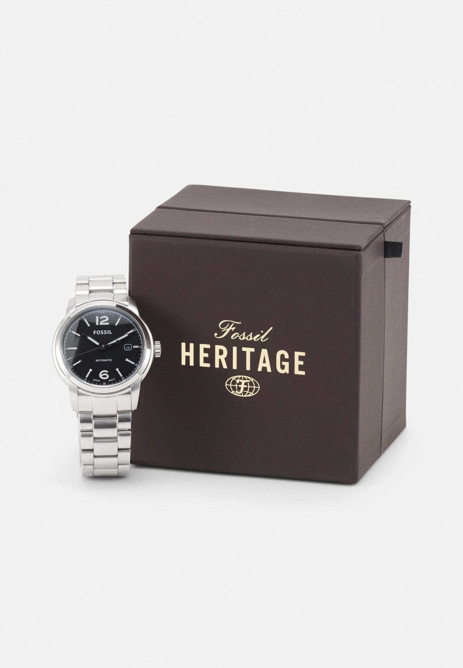 Fossil Heritage Automatic Hand Date - Horloge - Silver-Coloured Stainless 5 Fossil Heritage Automatic Hand Date - Horloge - Silver-Coloured Stainless - Afbeelding 5